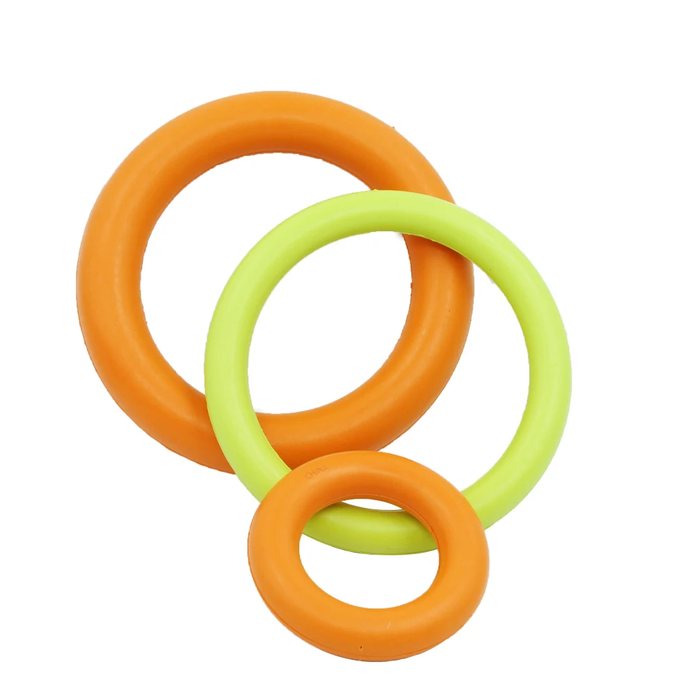 

Thinkerpet Drop shipping Natural rubber ring rubber pet supplies indoor and outdoor interactive training bite-resistant chew toy