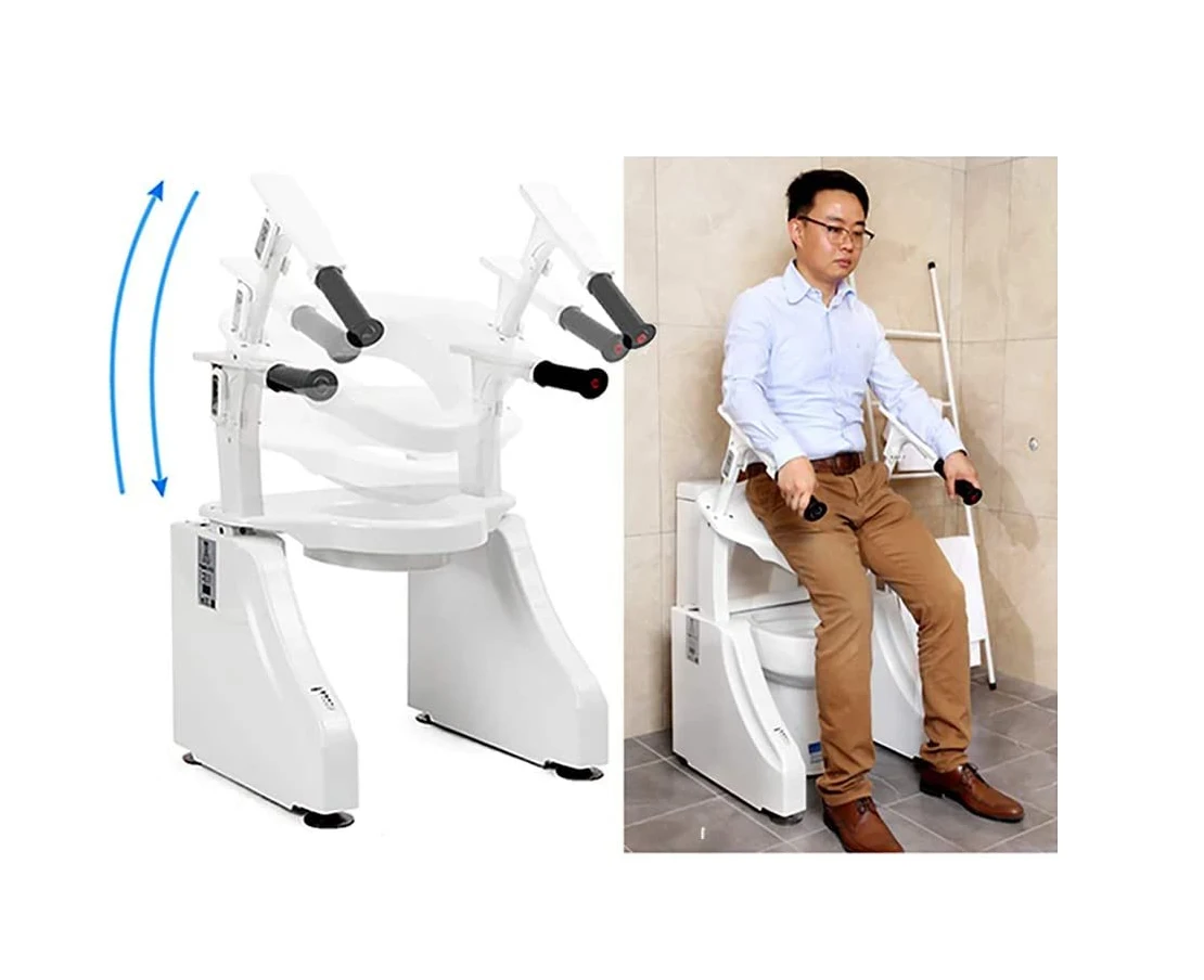 Commode Chair Electric Toilet Incline Lift,Height Is Adjustable Frame