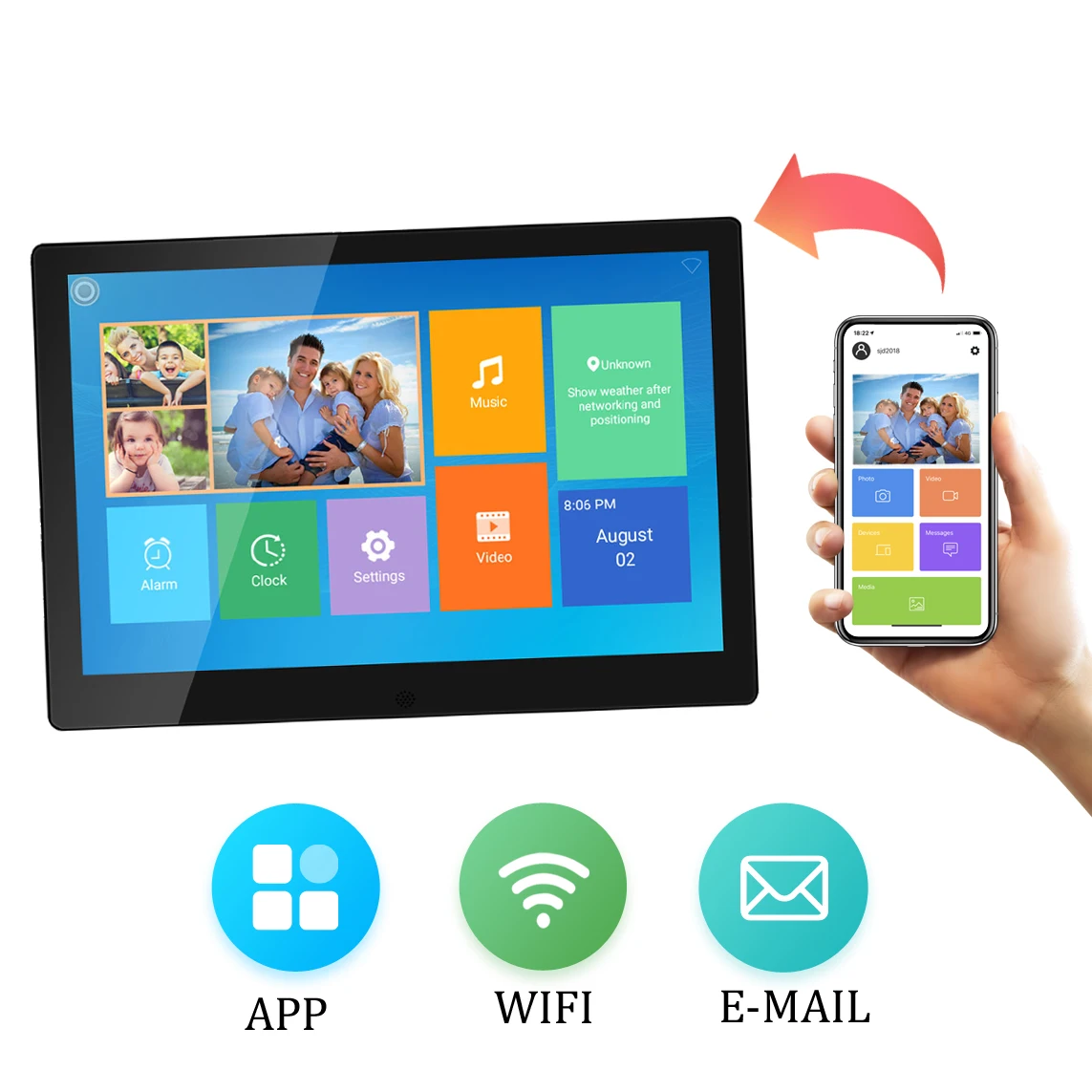 7 8 10 12 13.3 14 15 18.5 21.5 Inch Motion Sensor Function Signage