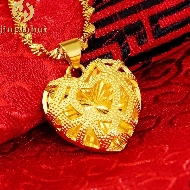 

JINPINHUI jewelry hot style Vietnam gold plated female pendant necklace