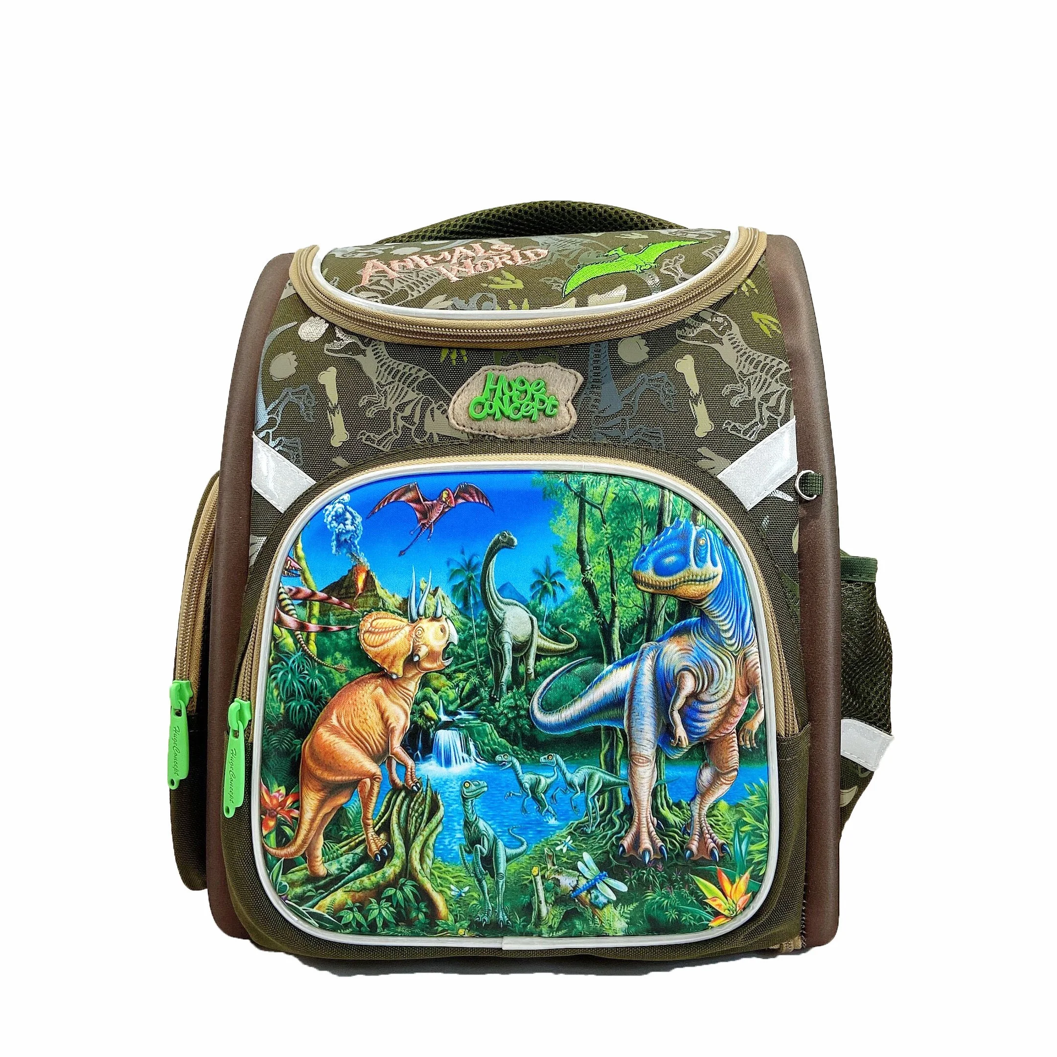 

Custimazied Light Led Eva Animal 3d Cartoon Boy Student Newest Schoolbags For Children, Customized