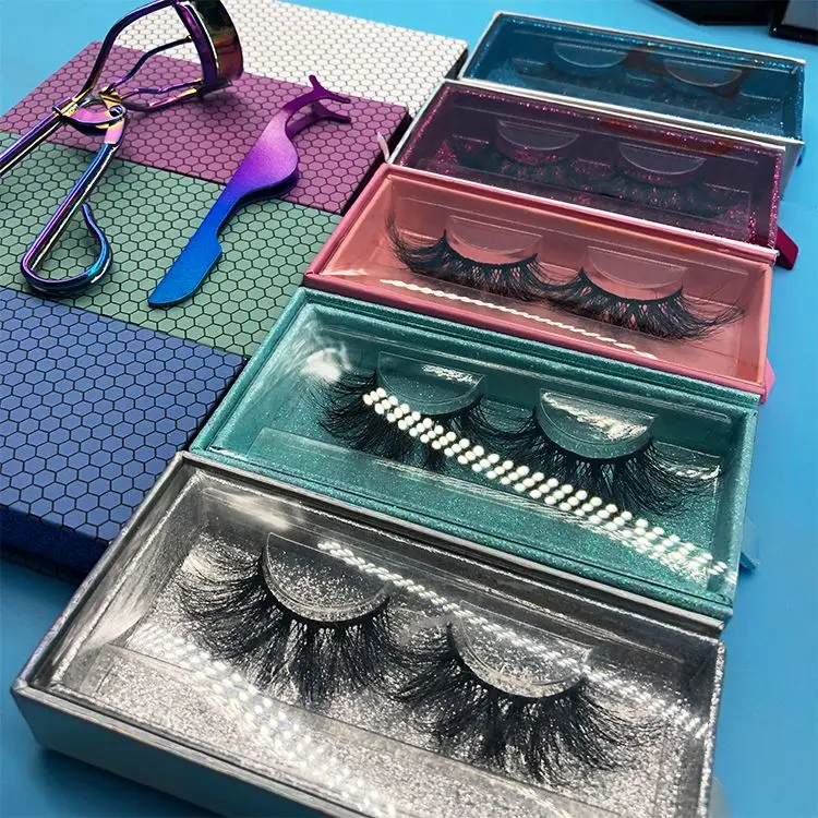 

Wholesale Price Natural Long Fluffy 3D Mink Eye Lashes Private Label Eyelash Packaging 3D Real Mink Lashes, Natural black or colorful