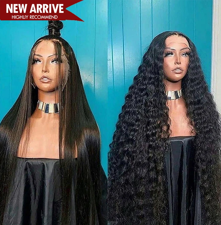 

Deep Wave Lace Front Human Hair Wig Deep Wave Brazilian Virgin Human Hair Deep Wave Wig Transparent Lace