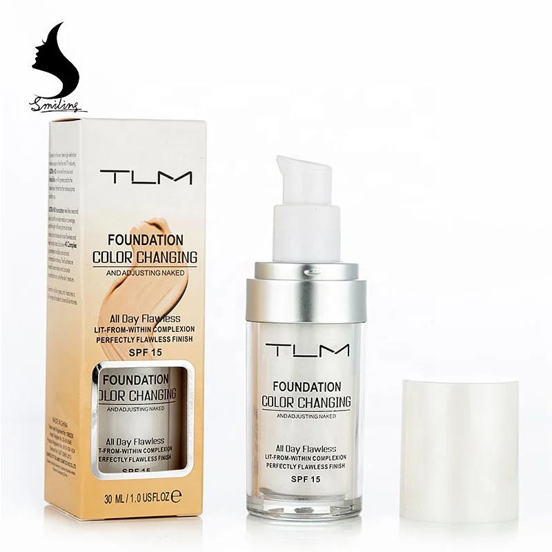 

TLM Oil Control Pore Invisible Longlasing Dark Skin Base Makeup Primer Color Change Foundation Cream