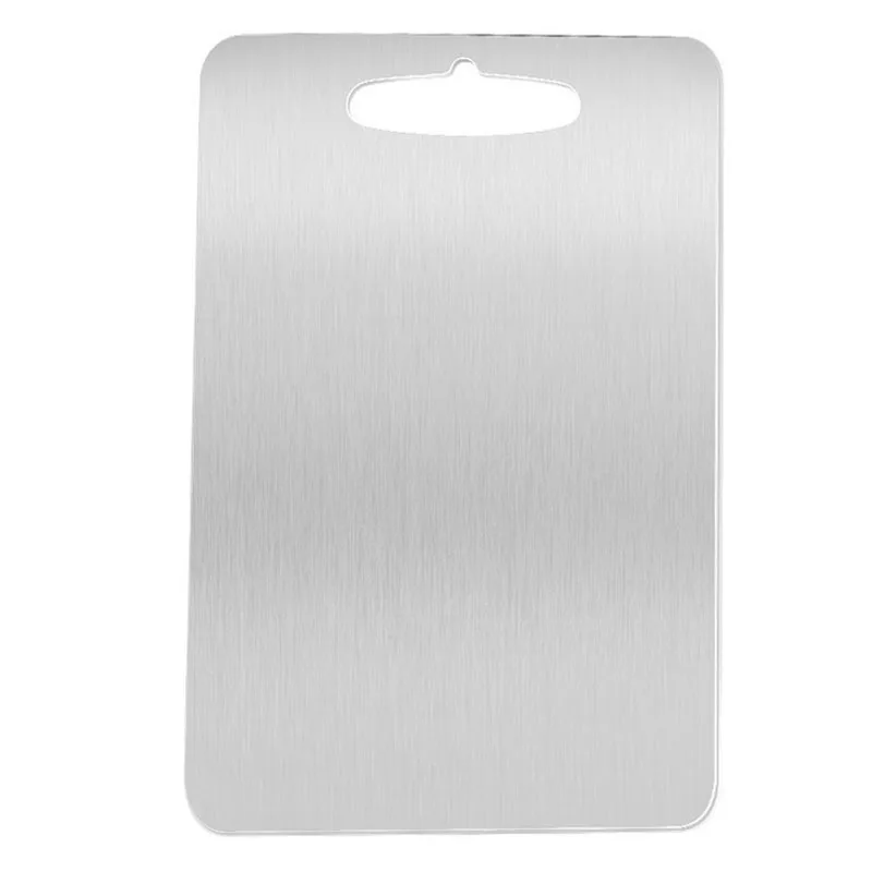 

SS 304 Stainless Steel Chopping Board Kitchen Cutting Board, Silver