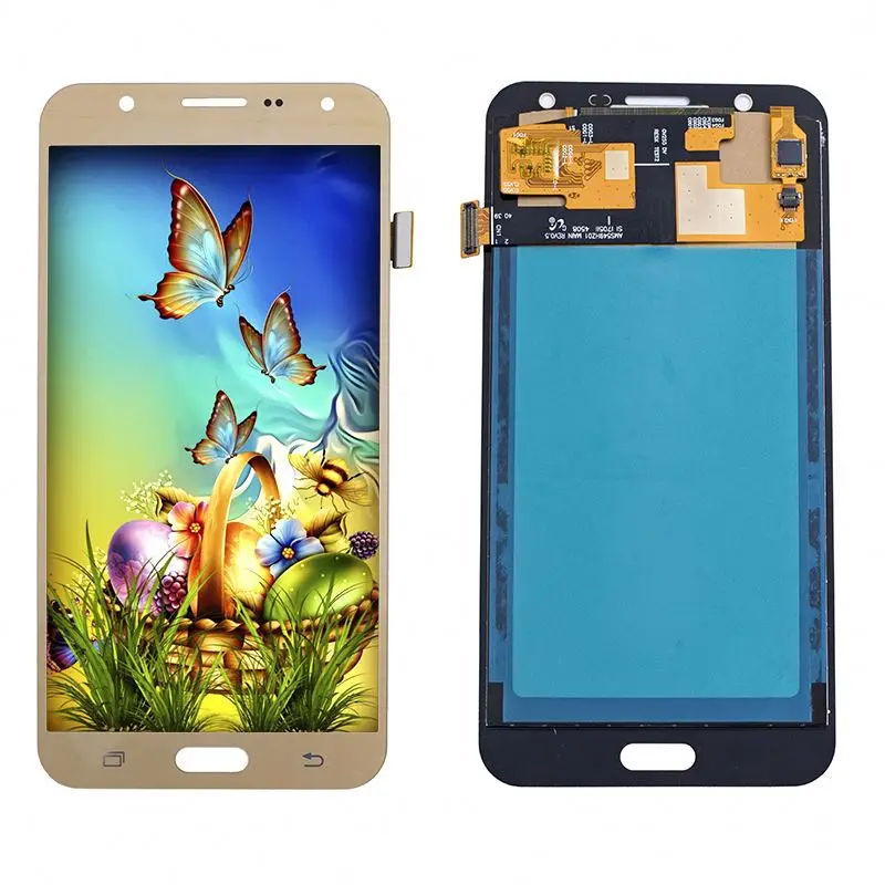 

Popular Lcd Factory For Samsung Galaxy J7 2015 J700 Lcd Display Digitizer Touch Screen Brightness Be Adjustable, Black/gold/white