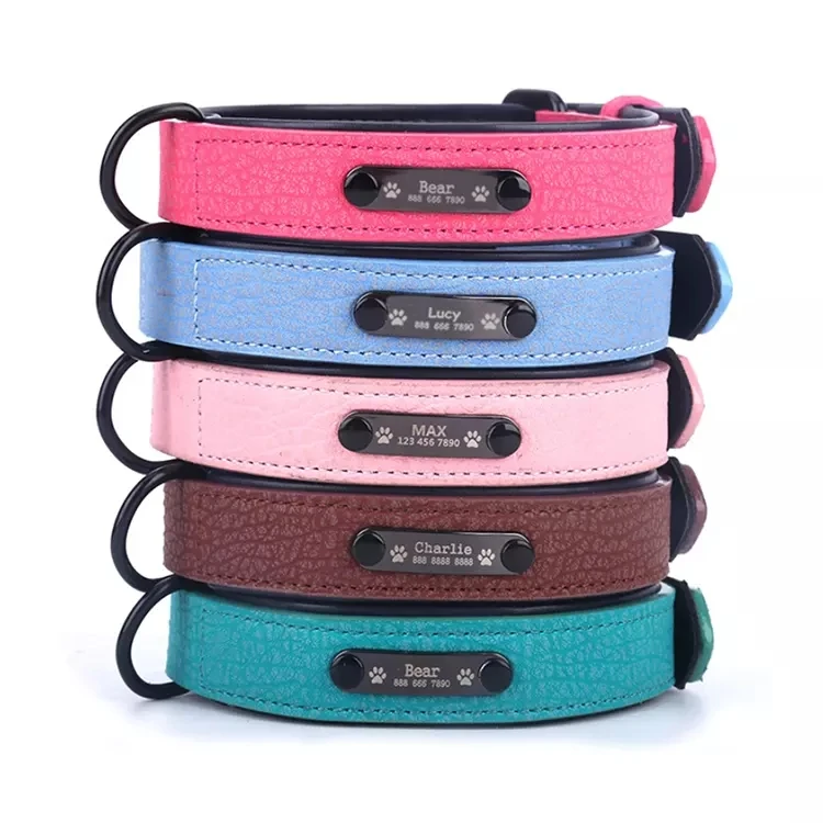 

Top 5 China Supplier Adjustable Waterproof Classic TPU Pet Collars Soft Break Away PU Leather Striped Dog Collar