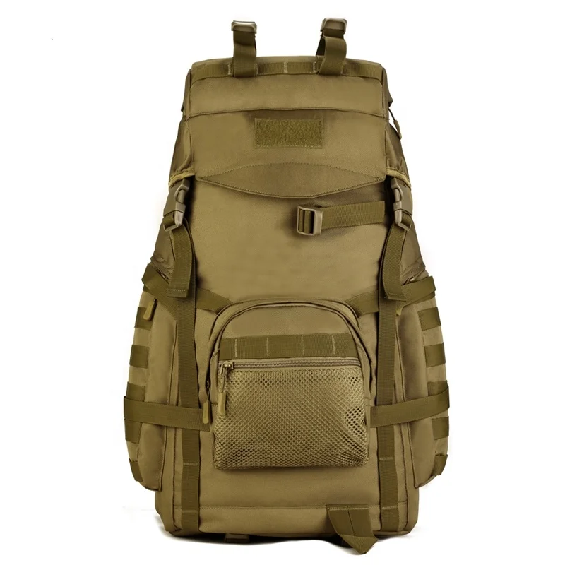 

2022 new mens army shoulder bag tactical backpack 60l tactical backpack molle bags dual-use bags, Brown/black/desert digital/acu digital/jungle digital