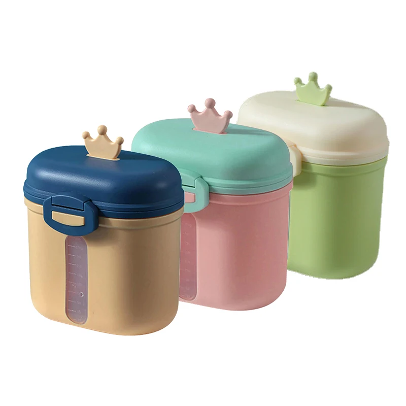 

Baby Formula Dispenser Portable Baby Milk Container Scoop and Carry Handle Baby Milk Powder Container