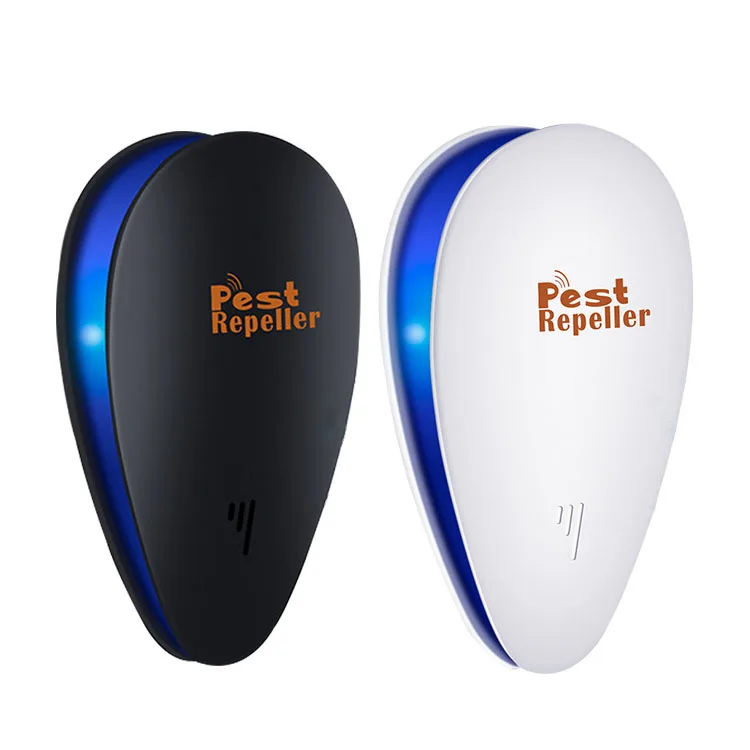 

2021 Free Sample Newest spider repellent plug in electric pest control insect killer ultrasonic Flea repeller Cockroaches reject