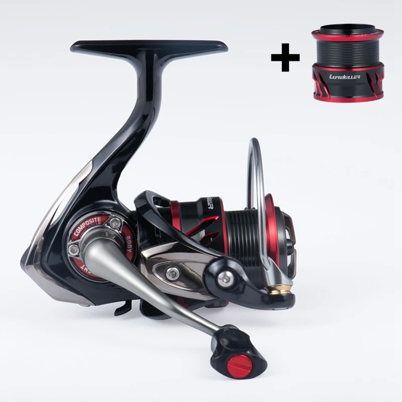 

Lurekiller Flame KS2000-4000 Innovative Carbon Body Spinning Reel 12KGS Max Drag Power Fishing Reel for Bass Fishing