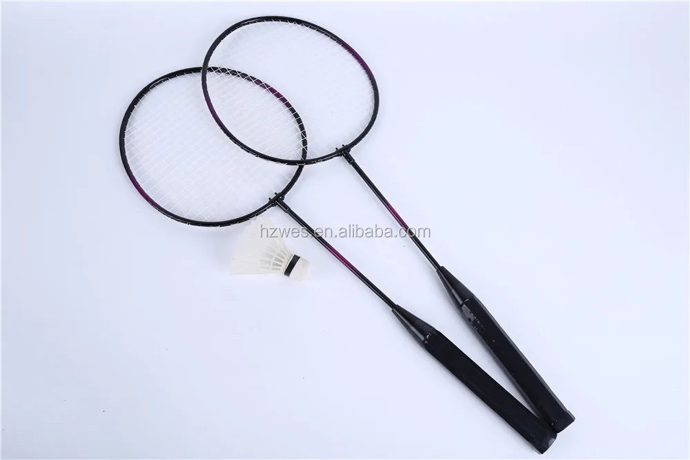 Cheap Price 3003 Iron Badminton Racket Set 2 Rackets With Shuttlecock