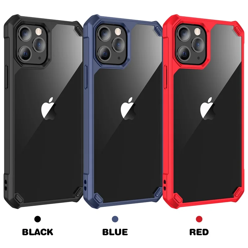 

for iPhone 11 Case, Black Heavy-Duty Tough Rugged Lightweight Slim Shockproof Protective Case for iPhone 11 6.1 Inch