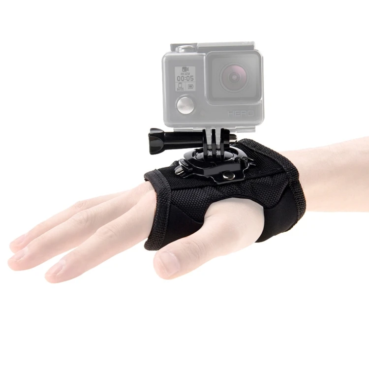 

PULUZ 360 Degree Rotation Palm Strap Mount Band for Go Pro