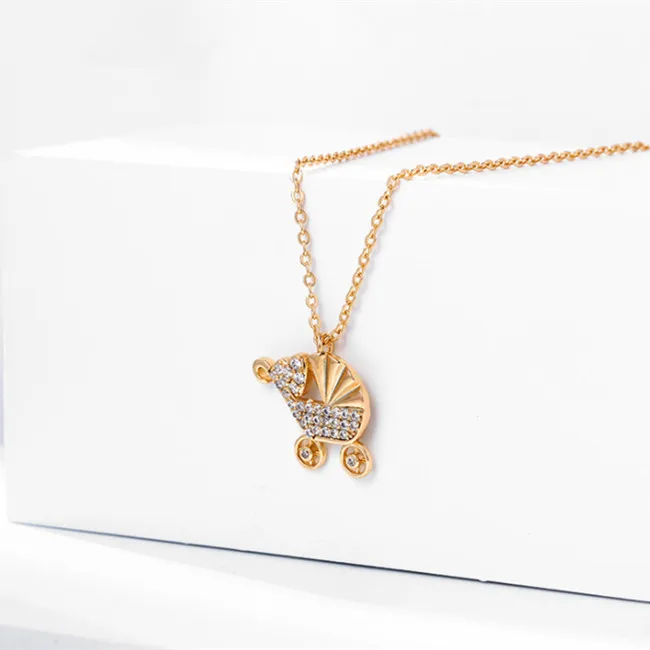 

Trend Love Trolley 18K Gold Plated Chain Necklace