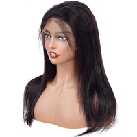 

Double 11 Eleven Promotion 18" Straight Natural Color 130% Density Chinese Virgin Hair Full Lace Wig