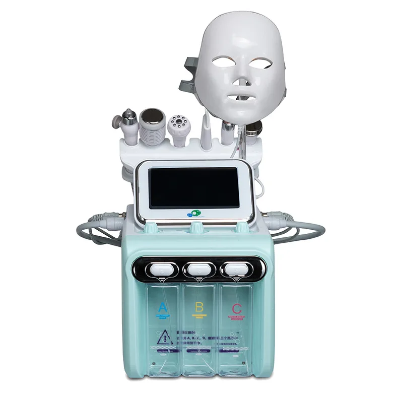 

7 In 1 Water Oxygen Hydrafacias Machine Facial Skin Care Deep Cleansing Exfoliating Hydro Dermabrasion Jet Peel Small Bubble