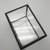 Custom design retail display stand black acrylic black container