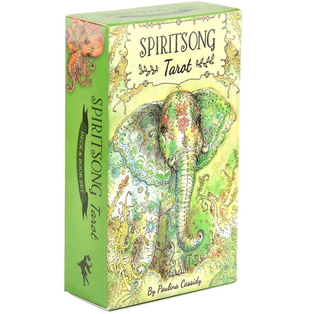 

Spiritsong Tarot Cards English Version Tarot Deck Board Games original tarot deck with booklet