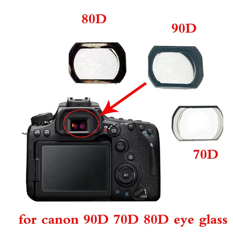 

New Eyepiece Viewfinder Glass For Canon EOS 70D 80D 90D SLR Camera repair part