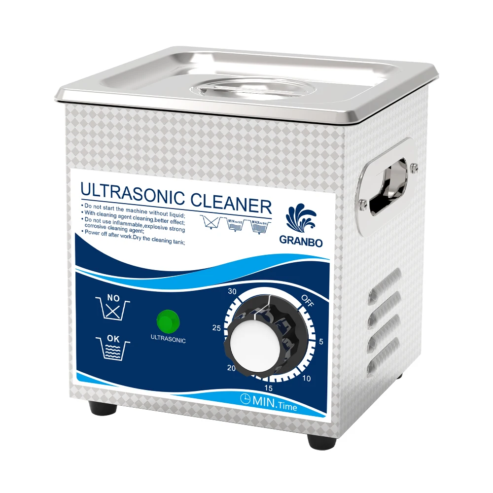 

Ultrasonic Cleaner 40KHZ 2L Sonic Washer with Stainless Steel Basket for Cleaning Hardwares Circuit Board Injectors Nozzle