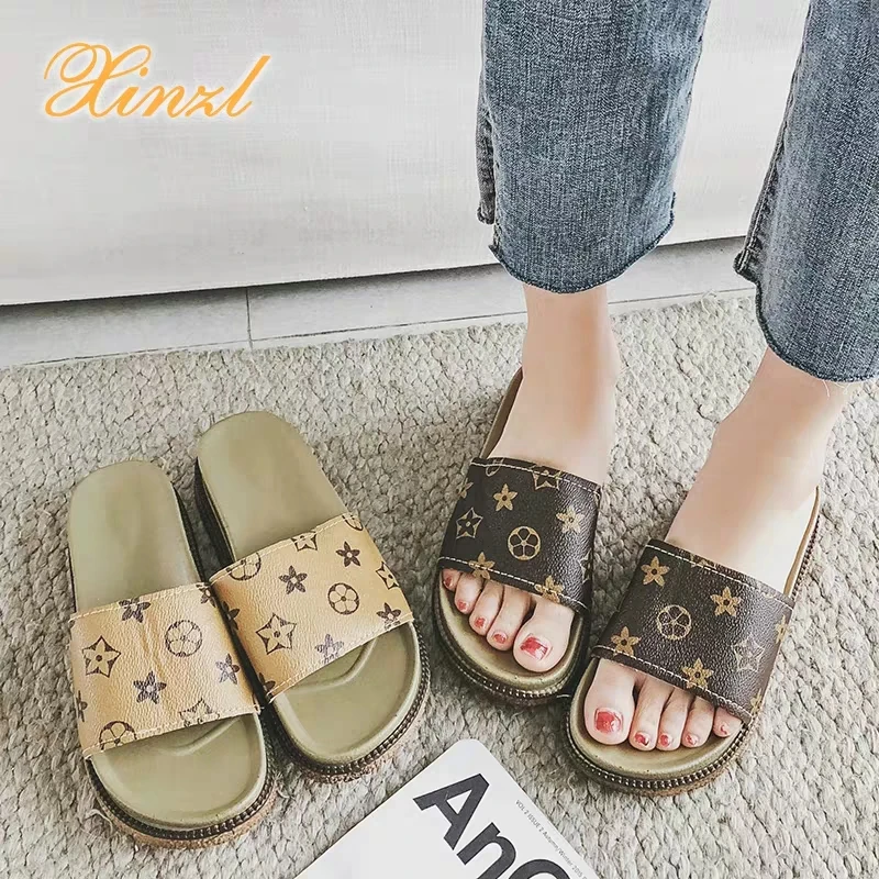 

Indoor Home Outdoor Beach slipper summer sandal slipper fashion leather women slipper