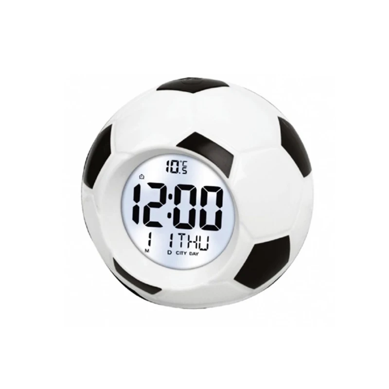 
Football design digital talking alarm clock with calendar function 