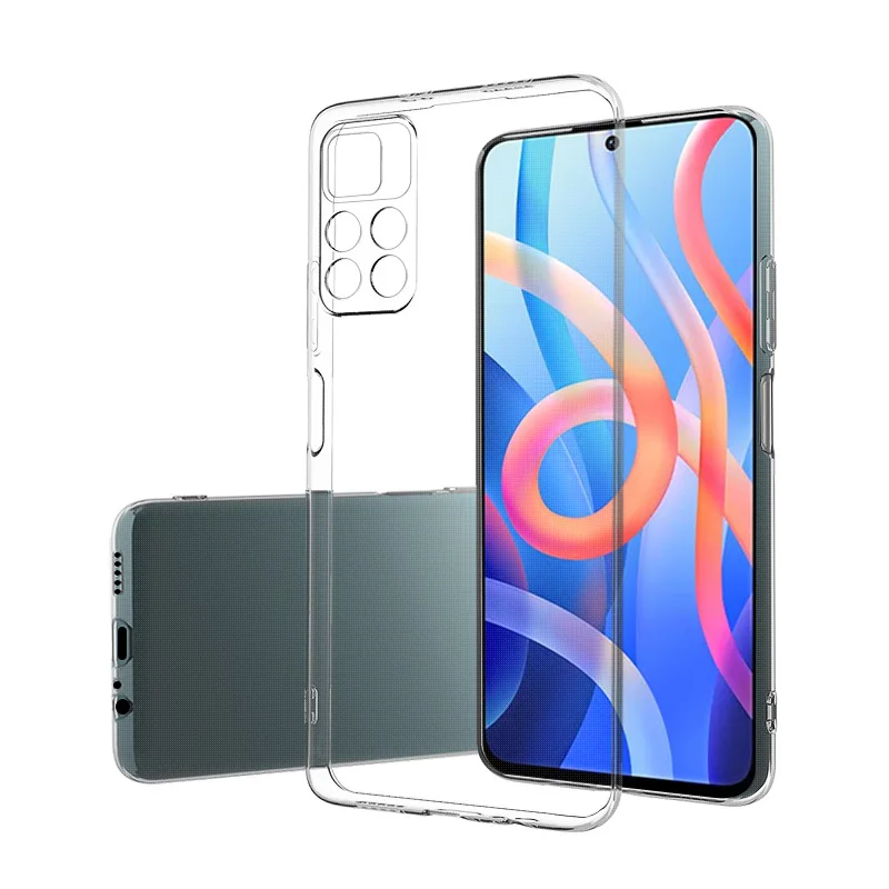 

Cover For Xiaomi Redmi Note 11 Pro Plus 11T 5G 4G Case Slim Soft Transparent High Clear TPU Phone Cases