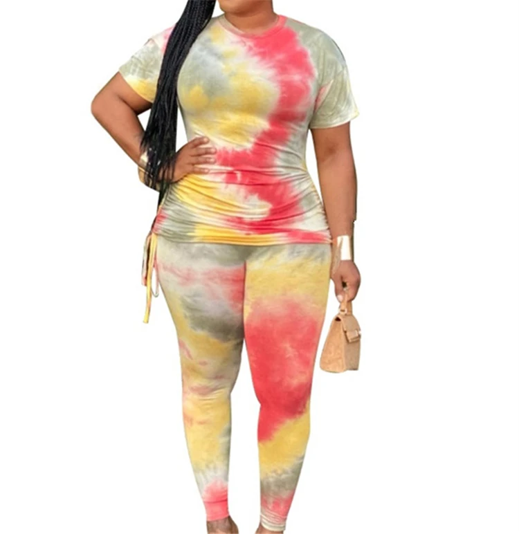 

Bulk clothing no moq new woman fall plus size fashion pants two piece set MJ_6006