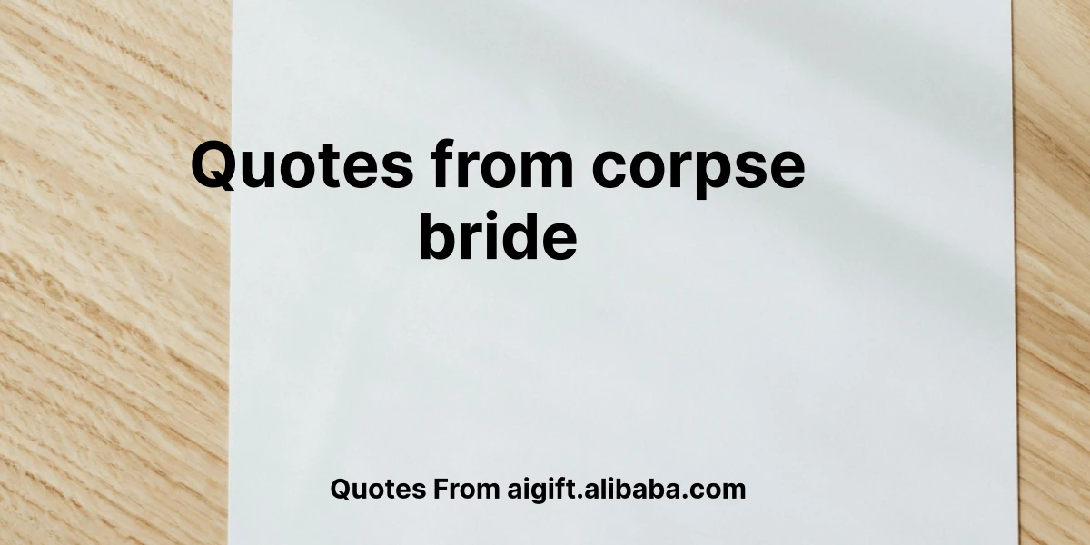 quotes from corpse bride