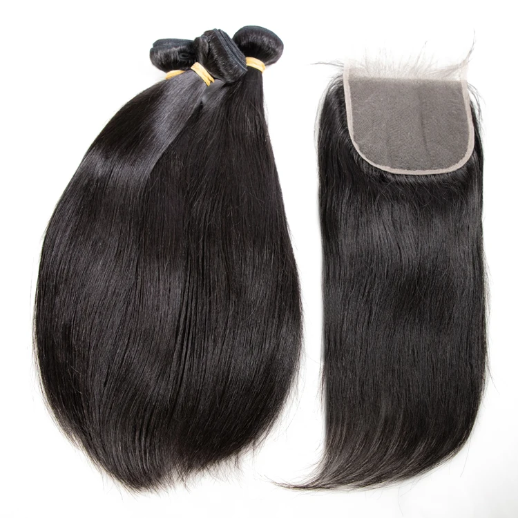 

HD human hair lace front closure,remy lace front closure with baby hair, straight mink cheap peruvian hair bundles with closure, Natural color #1b,light borwn, dark brown