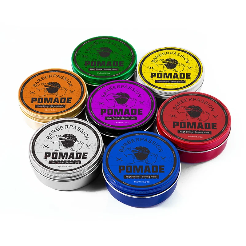 

Barber Shop Bulk Halal Pomade Water Based Private Label Customize, 10 kinds colors for clients choose