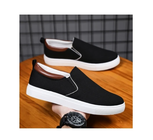 

2023 new foreign trade cross-border large size men's shoes of canvas shoes men's slip-on cloth shoes set foot sho