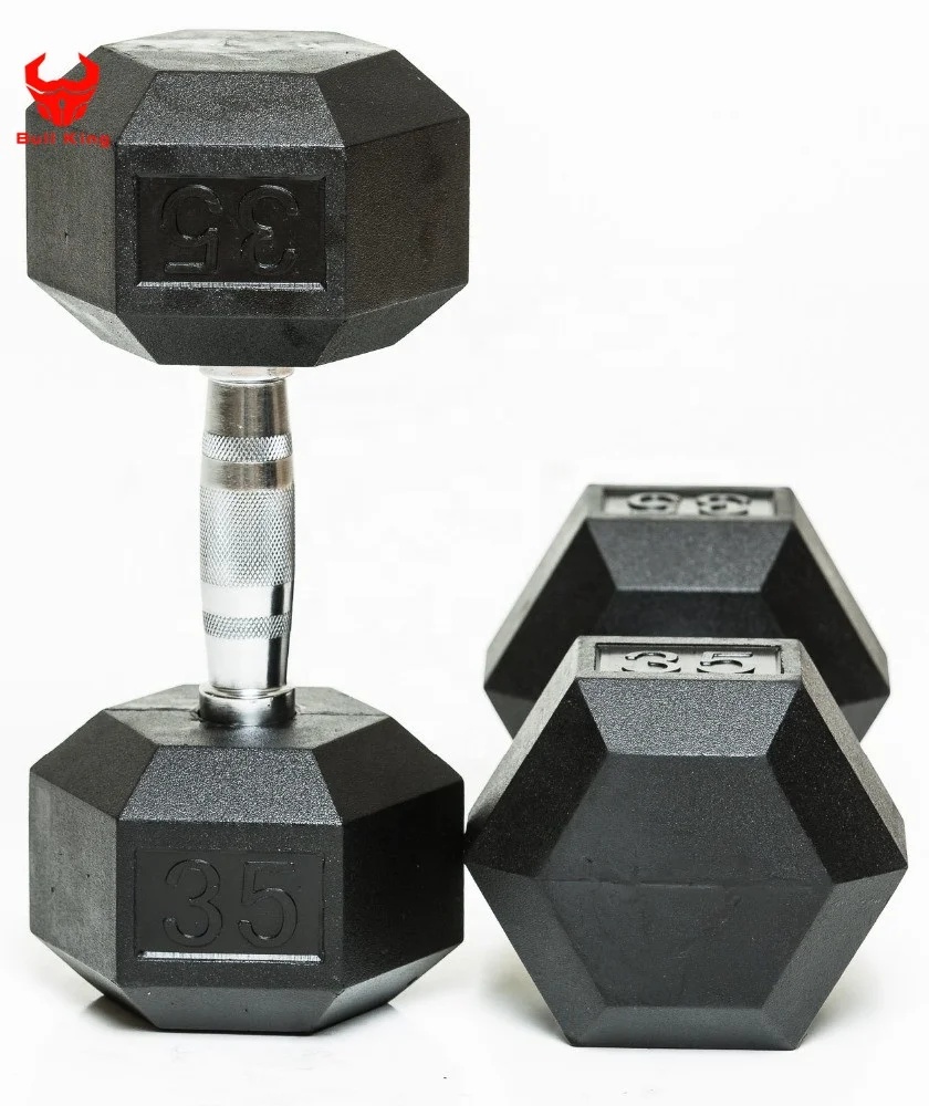 

Wholesale factory hex Dumbbell Set weight lifting fitness equipment, Black