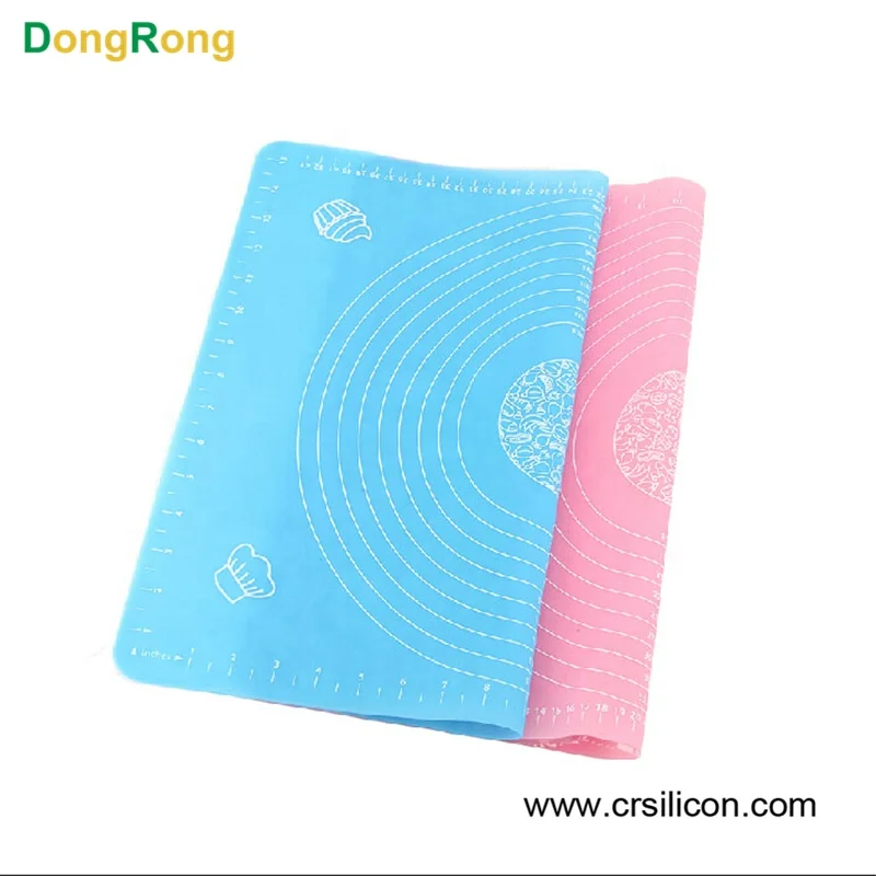 

Non-stick Fiberglass Silicone Mat Washable Multi-functional Silicone Dough Mat In Kitchen Accessories Pastry Tools, Any color are availiable