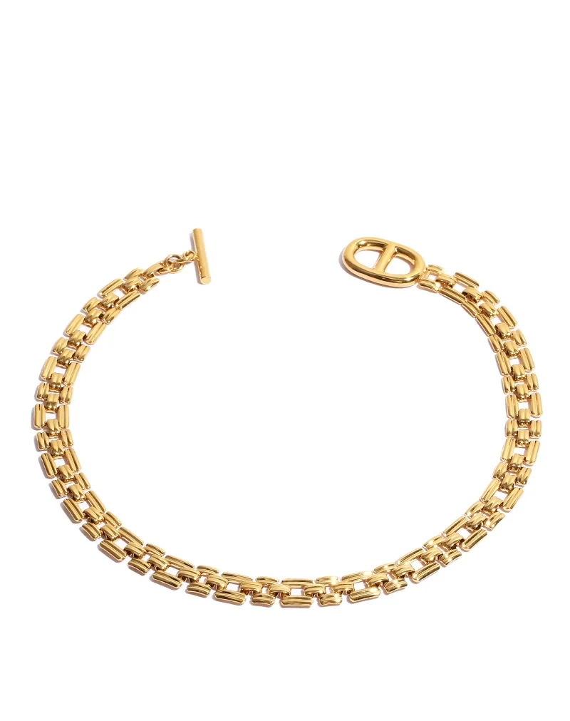 

High Quality Gold Plated Miami Cuban 18k Gold Plated Link Chain Necklace for Women and men