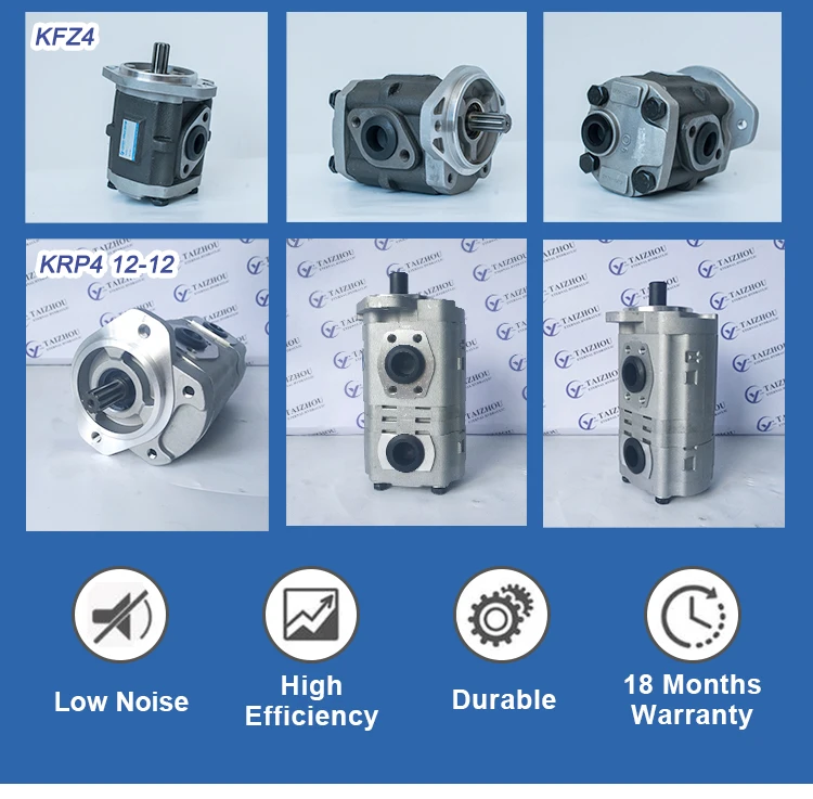 Kyb Krp4シリーズ油圧ギアポンプ、Takeuchi Tb135用