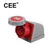 CEE plastic wall mounted male and female Industrial Plug and Socket