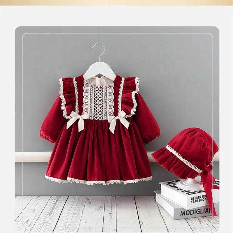 

ASSUN 2020 girl party spanish dress model princess baby winter dresses kid clothes wholesale baby clothes little