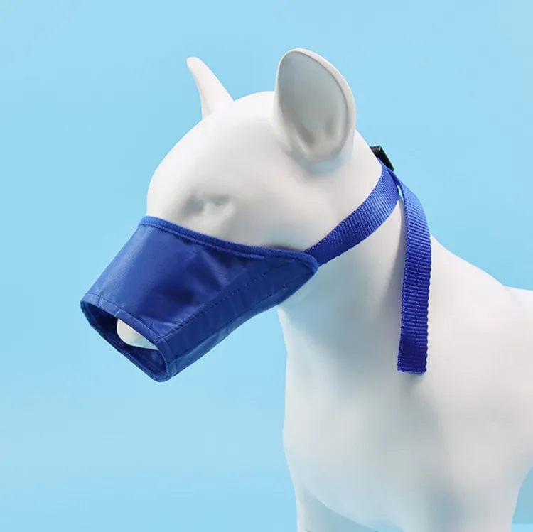 

7 sizes nylon fabric anti biting barking dog muzzle with adjustable straps, 7 colours