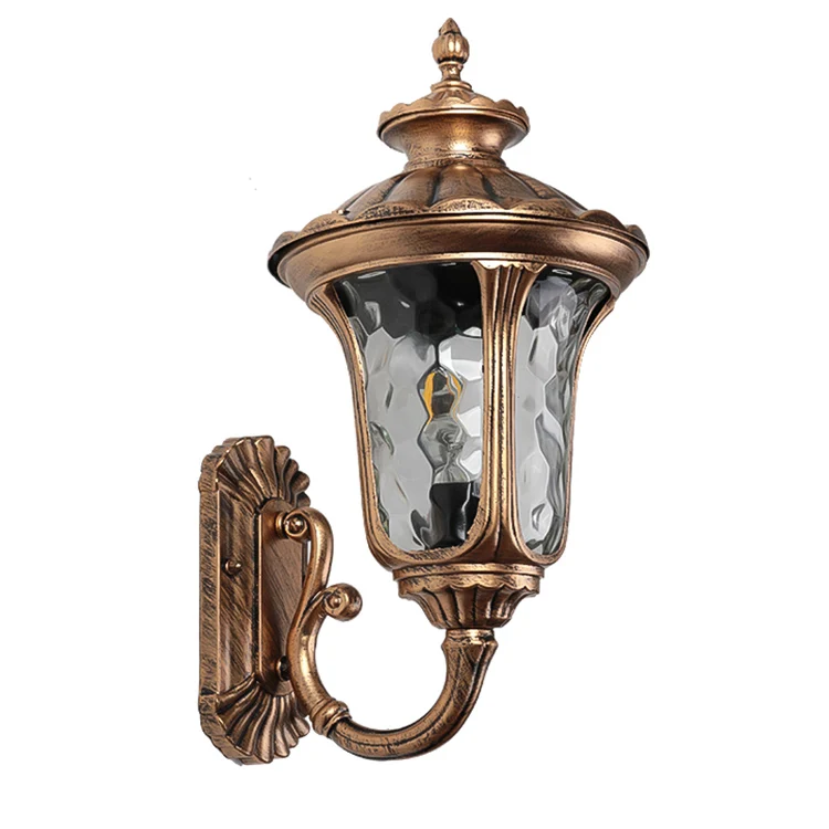 European modern style outdoor wall light aluminium balcony lamp glass aluminum garden light