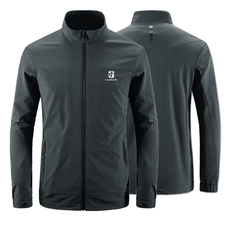 

Wholesale Good Quality Sports Windbreak Waterproof Nylon Softshell Zipper Long Hiking Rain Jacket Men Outdoor