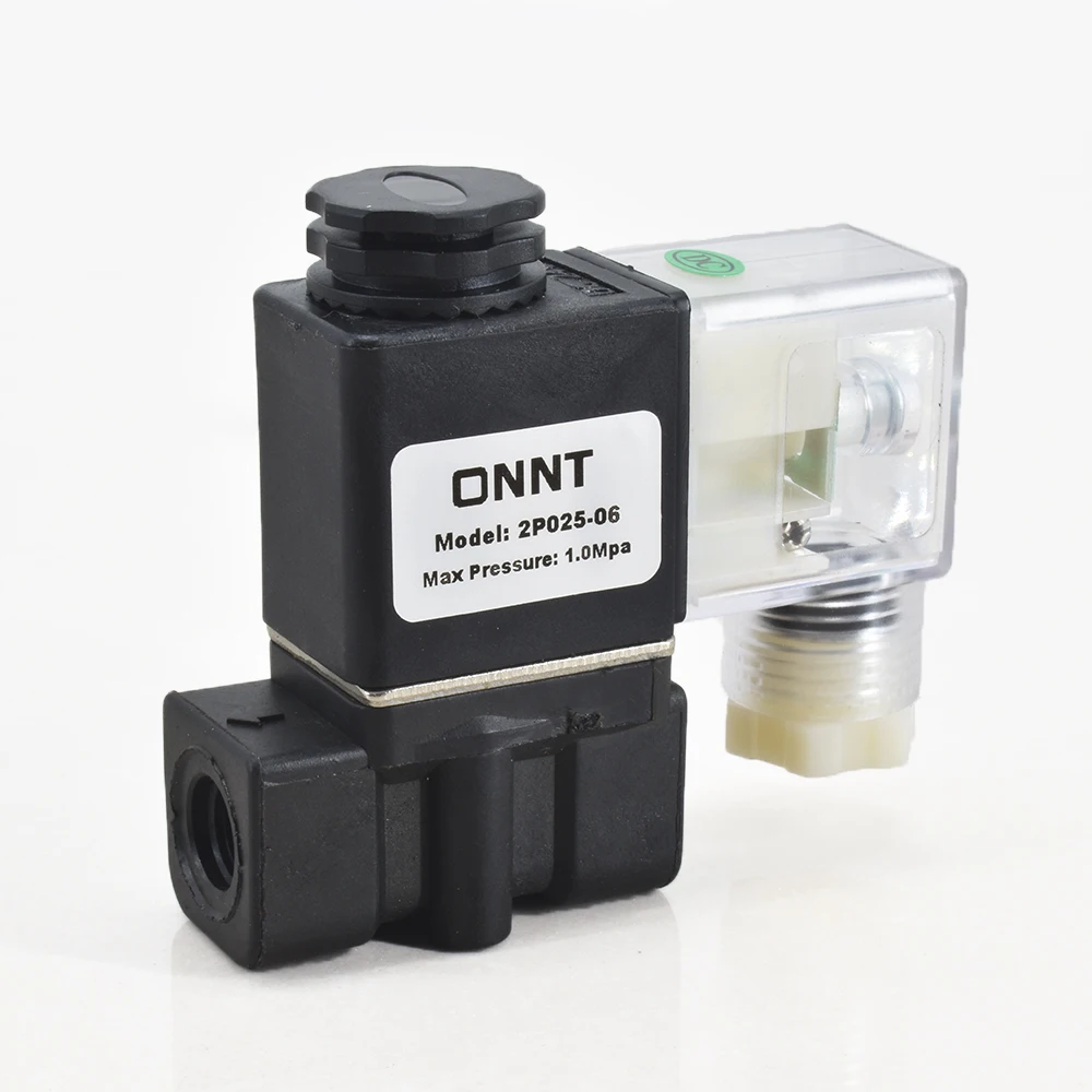 2P025 2/2 Way 1/8 Inch 2P025-06 110V 220V AC 12V 24V DC Electric Air Mini Pneumatic Solenoid Valves Normall Manufacturers