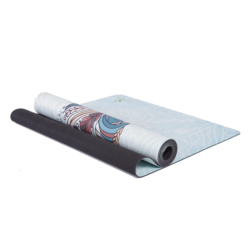 

2mm Antislip Private Label Custom Natural Suede Rubber Yoga Mat, Customized