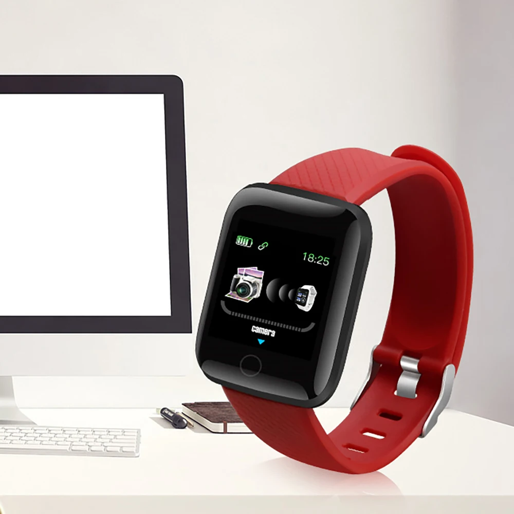 

Free Shipping 1 Sample OK D13 D20 Smart Watch Bracelet Heart Rate Monitoring Sport Step Counting Waterproof 116 plus Smart Watch