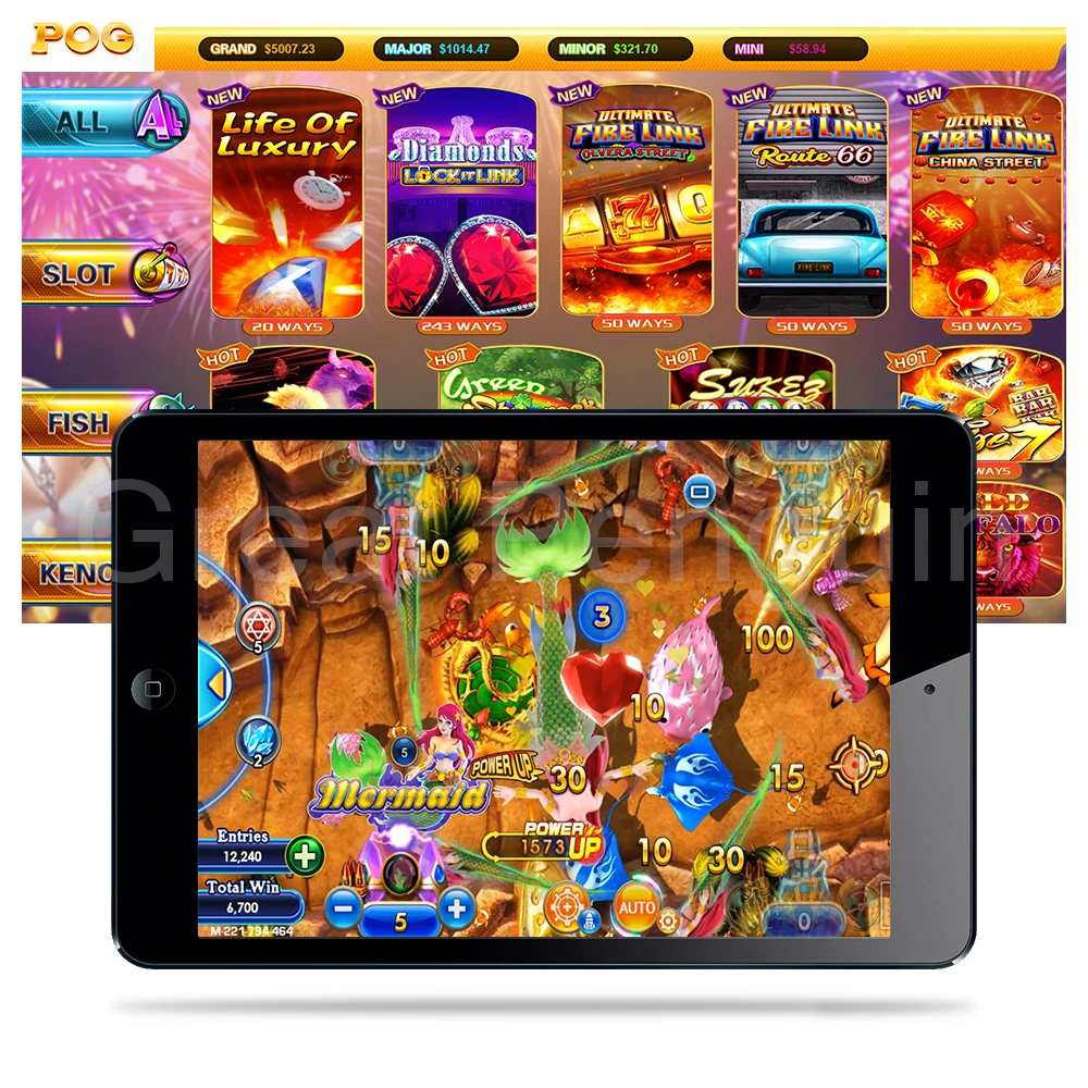 

POG Online USA Profit 8 Players Fish Game Machine Gambling Table Ocean King 3 Plus