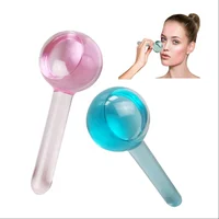 

Amazon hot sale Biopolymer gel ice Custom Face Massage ice globes for Reduce slim lines and tighten face skin