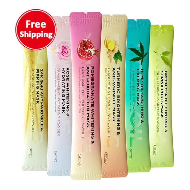 

Free shipping wholesale Hemp Turmeric HydrojellyJellymask Powder Moisturizing Hydro Jelly Face Mask Powder