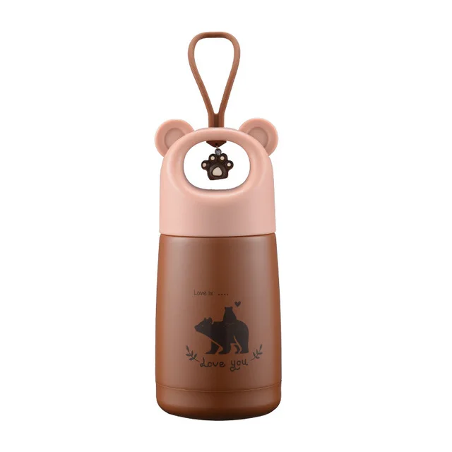 

Creative outdoor water cups cartoon stainless steel thermos cups for children, student gift cups, department store cups