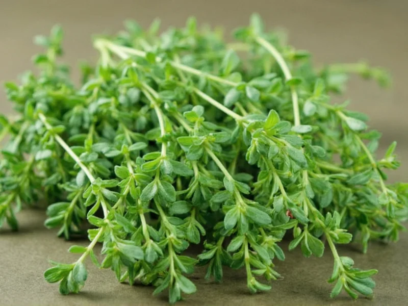 What Does Fresh Thyme Look Like: Visual Identification Guide